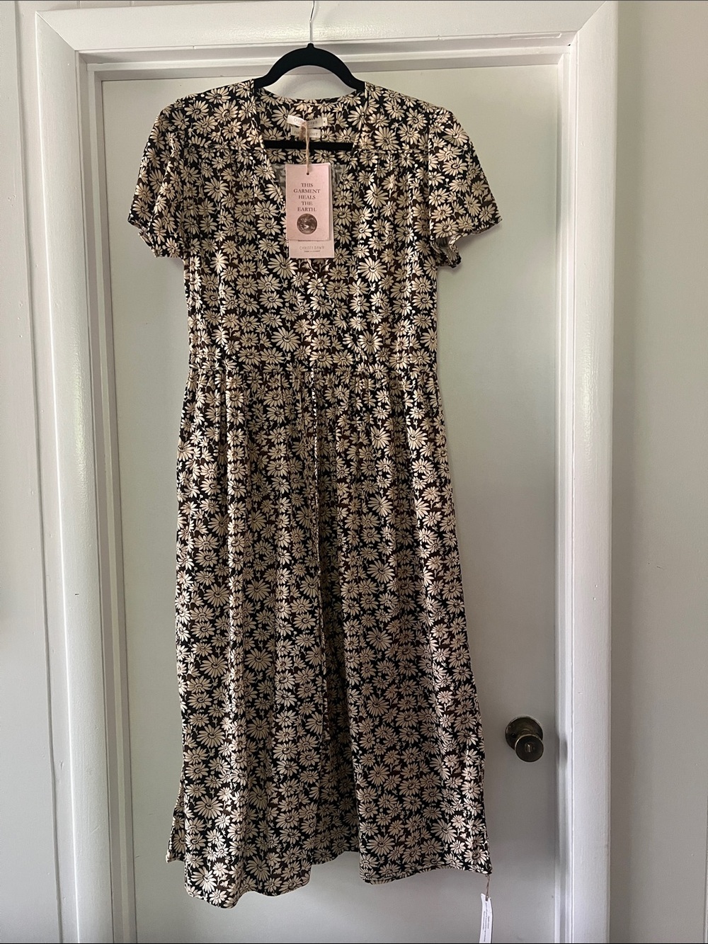 NWT Christy Dawn "Dawn Dress" in night chamomile